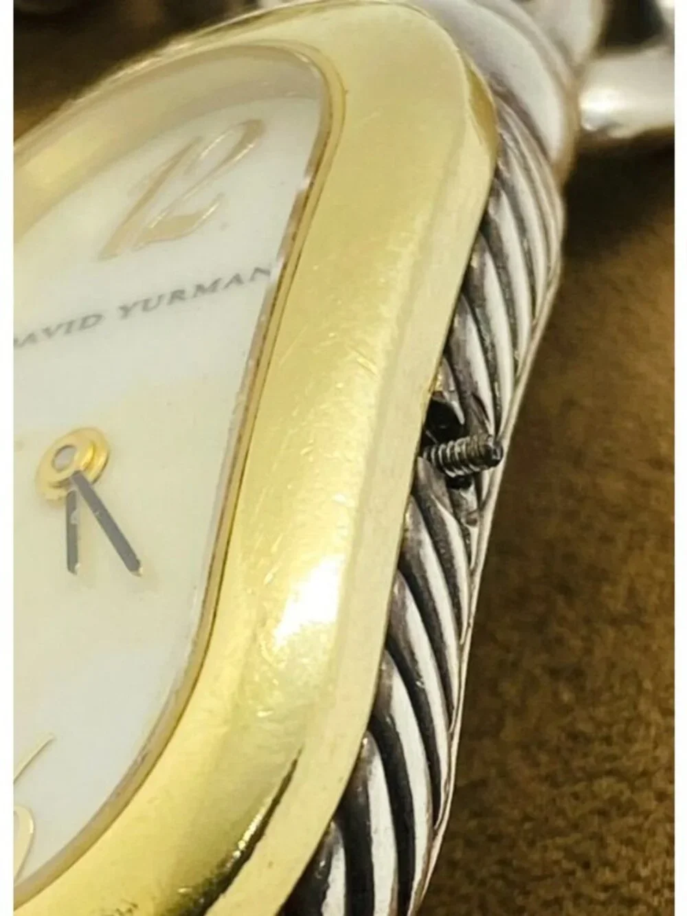 David Yurman Madison Sterling Silver 925 and 18K Watch 6.75